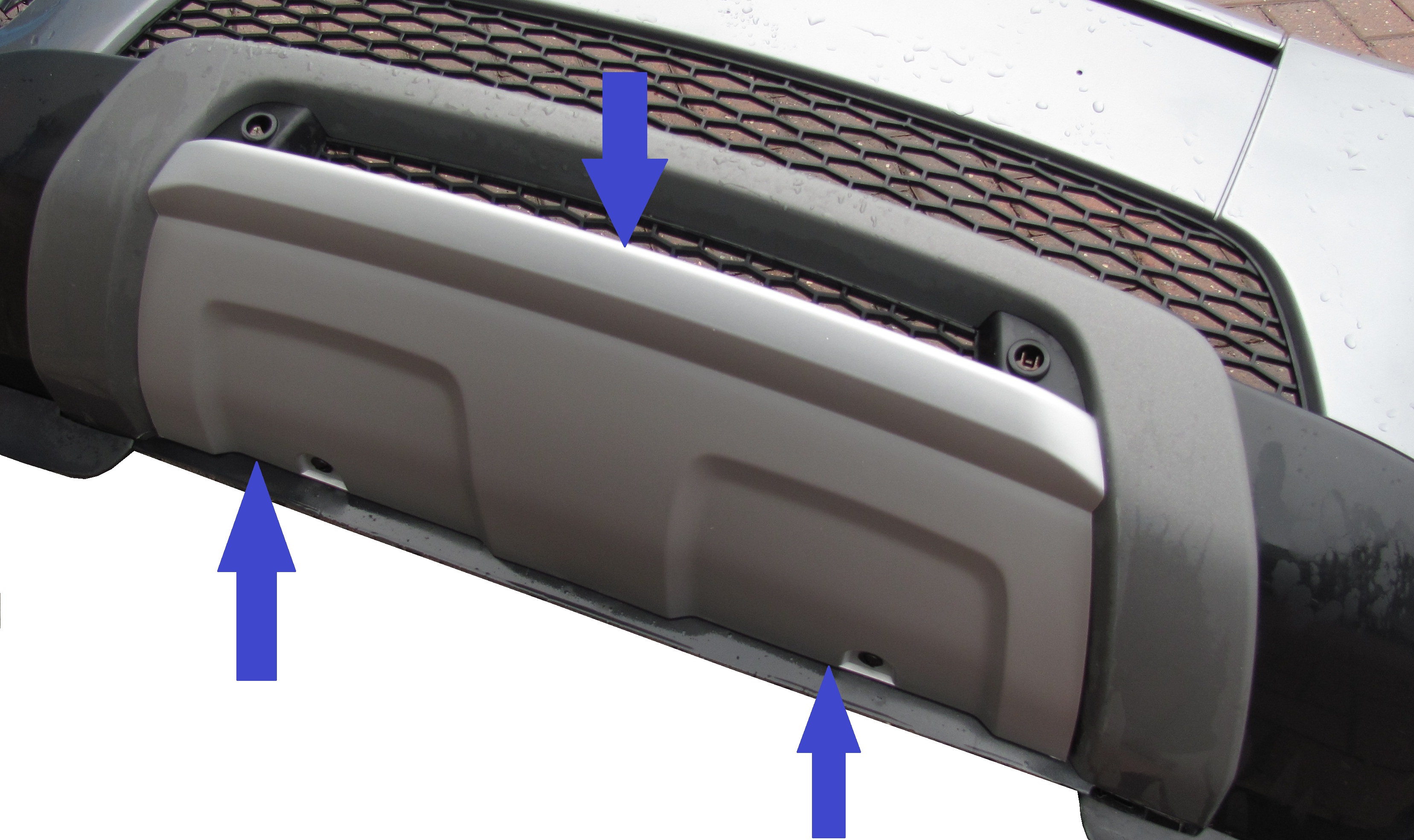 Tow Eye Cover Range Rover Evoque Pure Prestige Front Bumper lip under